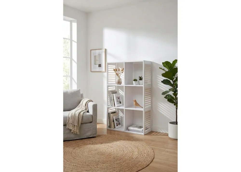 Estante Haakon com 6 Compartimentos - Muebles