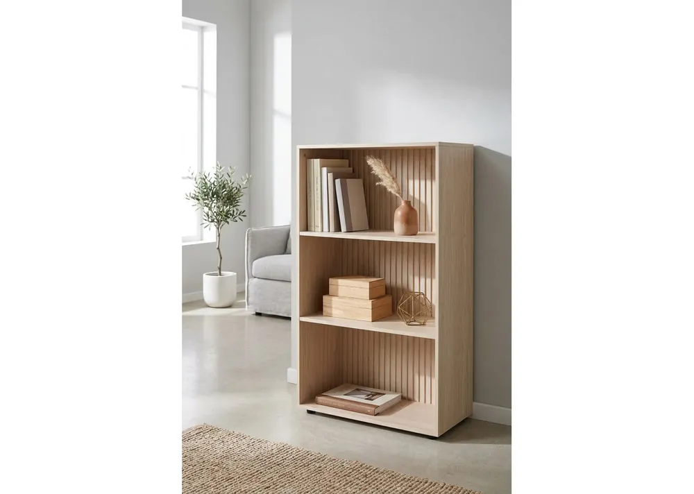 Estanteria Madera Rectangular 3 Niveles Vast - Muebles