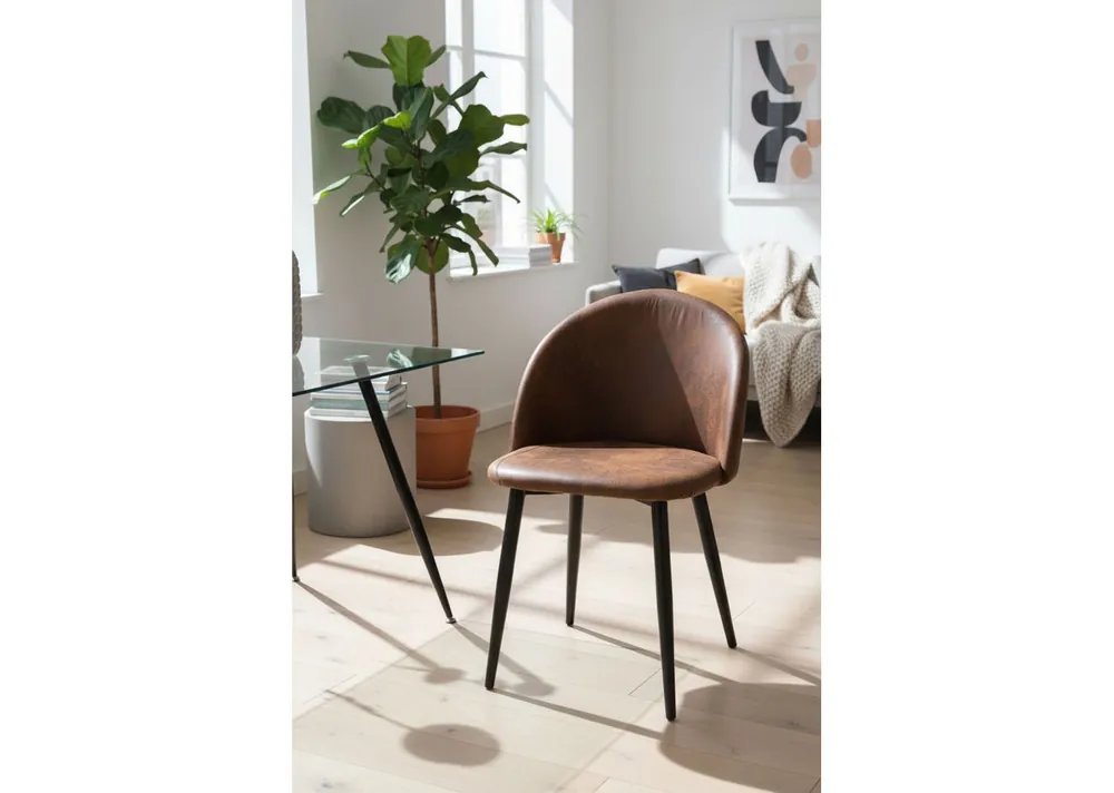 Silla Black Vint Polipiel - Sillas