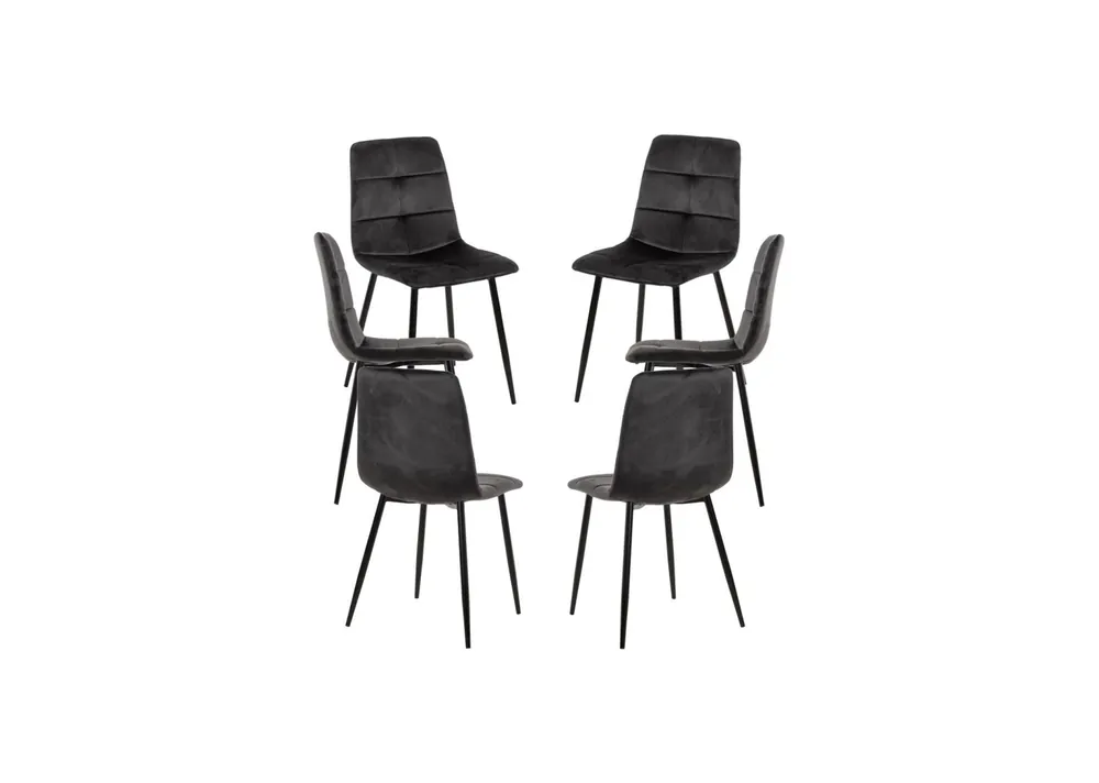 Pack 6 Sillas Daris Terciopelo - Packs Sillas Comedor
