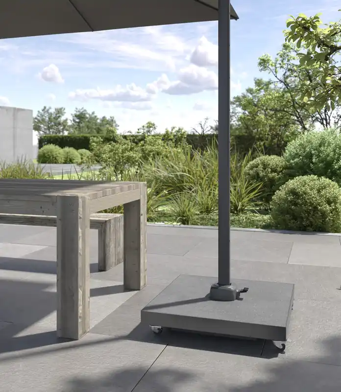 Base Parasol Ceramica 90kg Platinum - Platinum Outdoorable