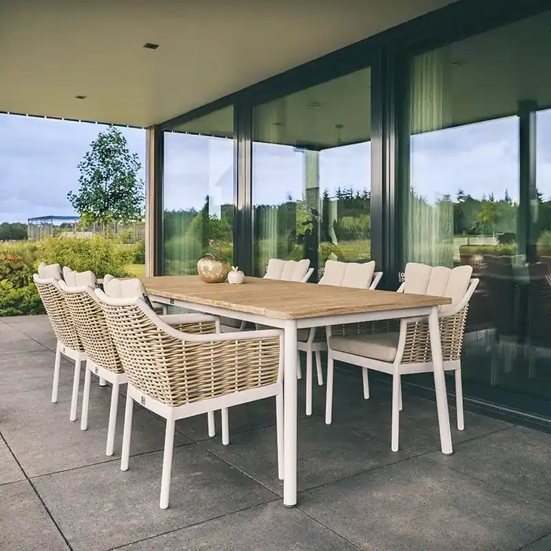 Conjunto Milou Dining 240 + 8 Sillones Milou - Applebee