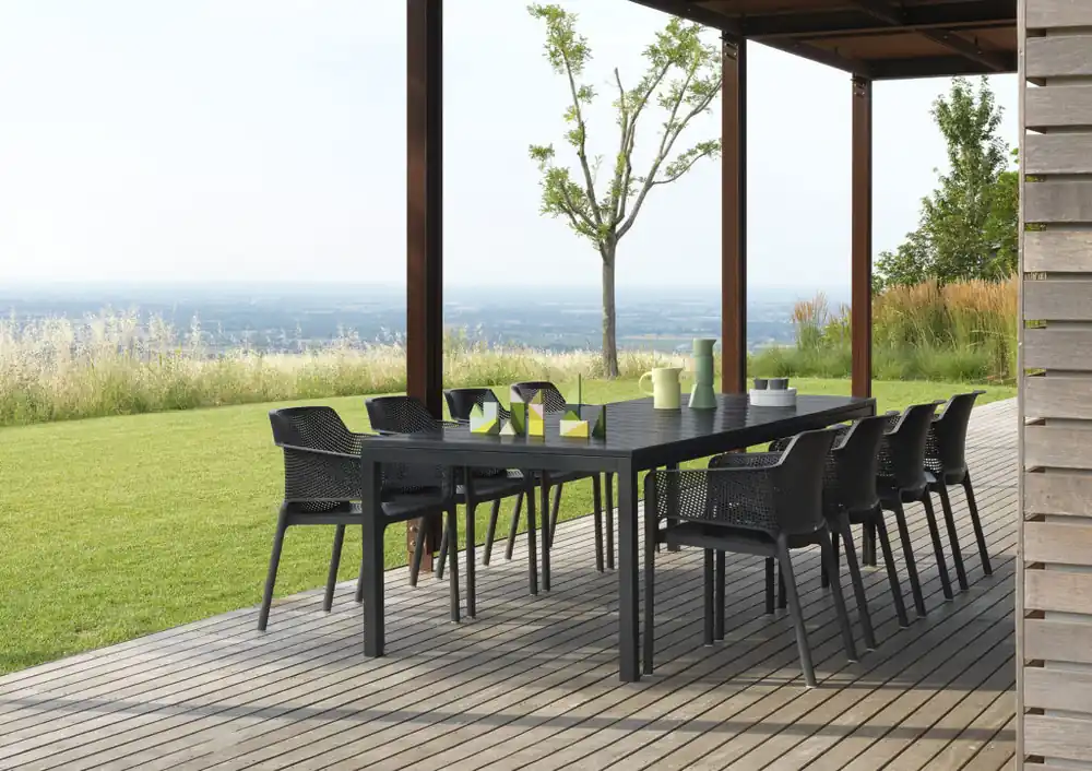 Mesa Rio Aluminio 210 Extensible Nardi