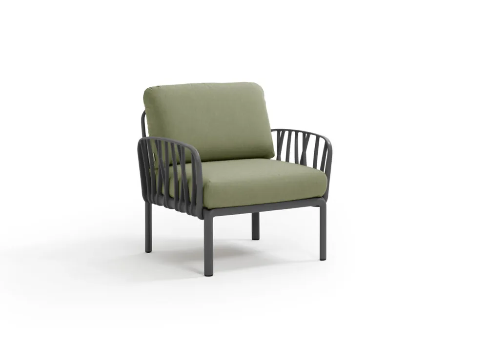 Sillón Komodo Poltrona Antracita Nardi