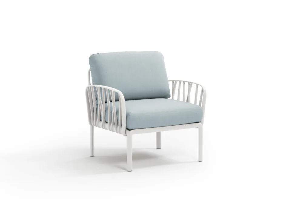 Sillón Komodo Poltrona Blanco Nardi