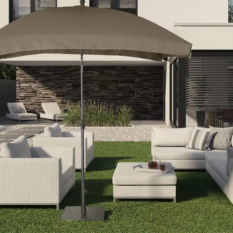 Parasol Aruba 200cm Platinum - Platinum Outdoorable